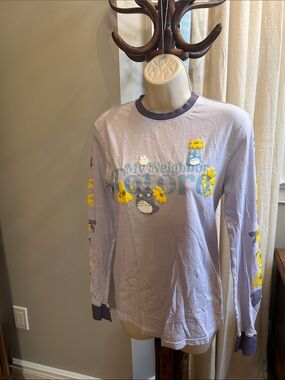 Box Lunch My Neighbor Totoro Lilac Long-Sleeve Top